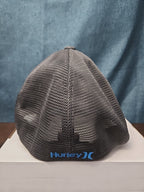 Hurley Flex-Fit Mission Trucker Hat Cap Size L/XL Gray Mesh Performance Surf
