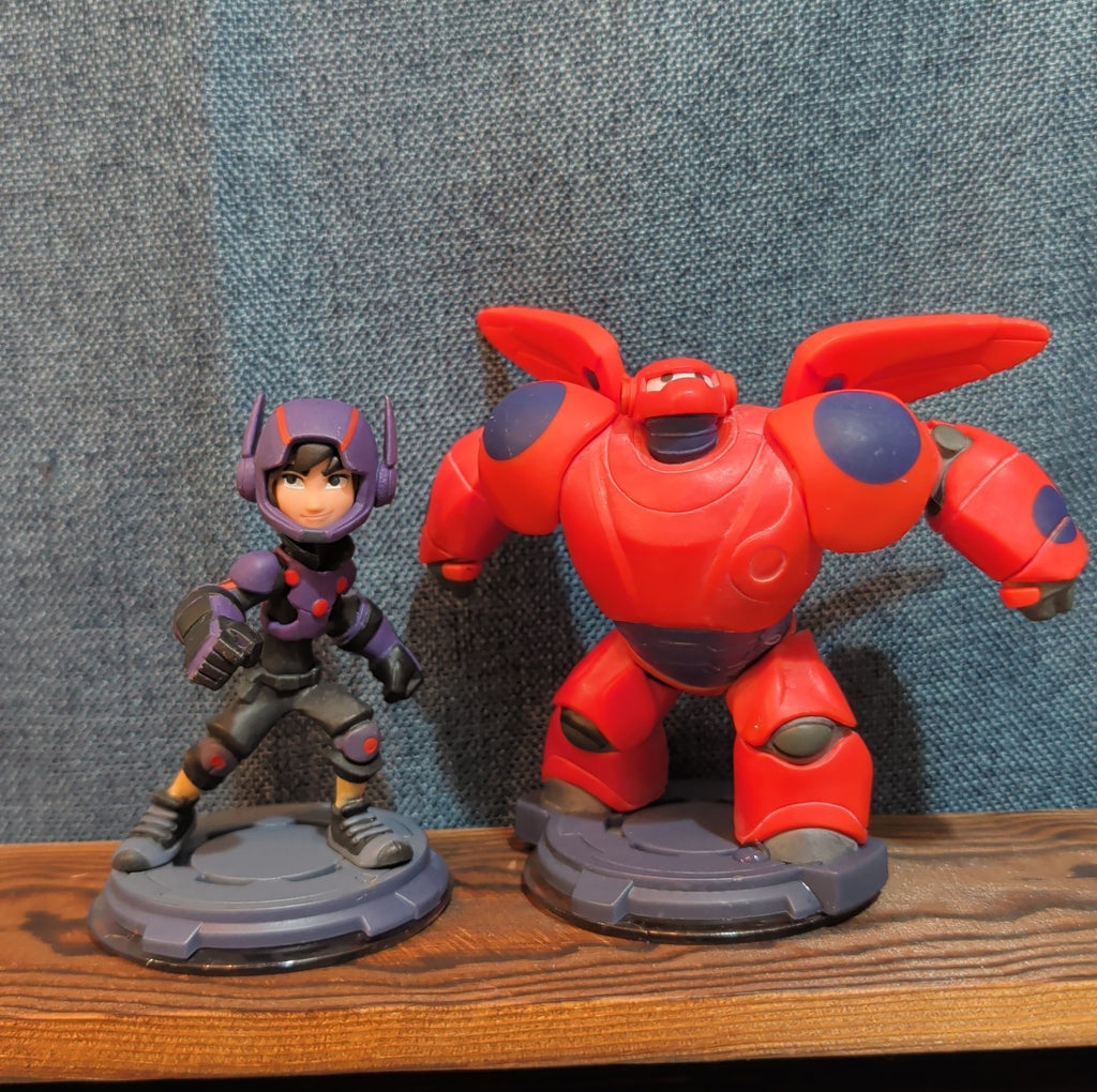 Disney Infinity 2.0 Big Hero 6 Baymax Hiro 2 Figure Lot PVC Loose
