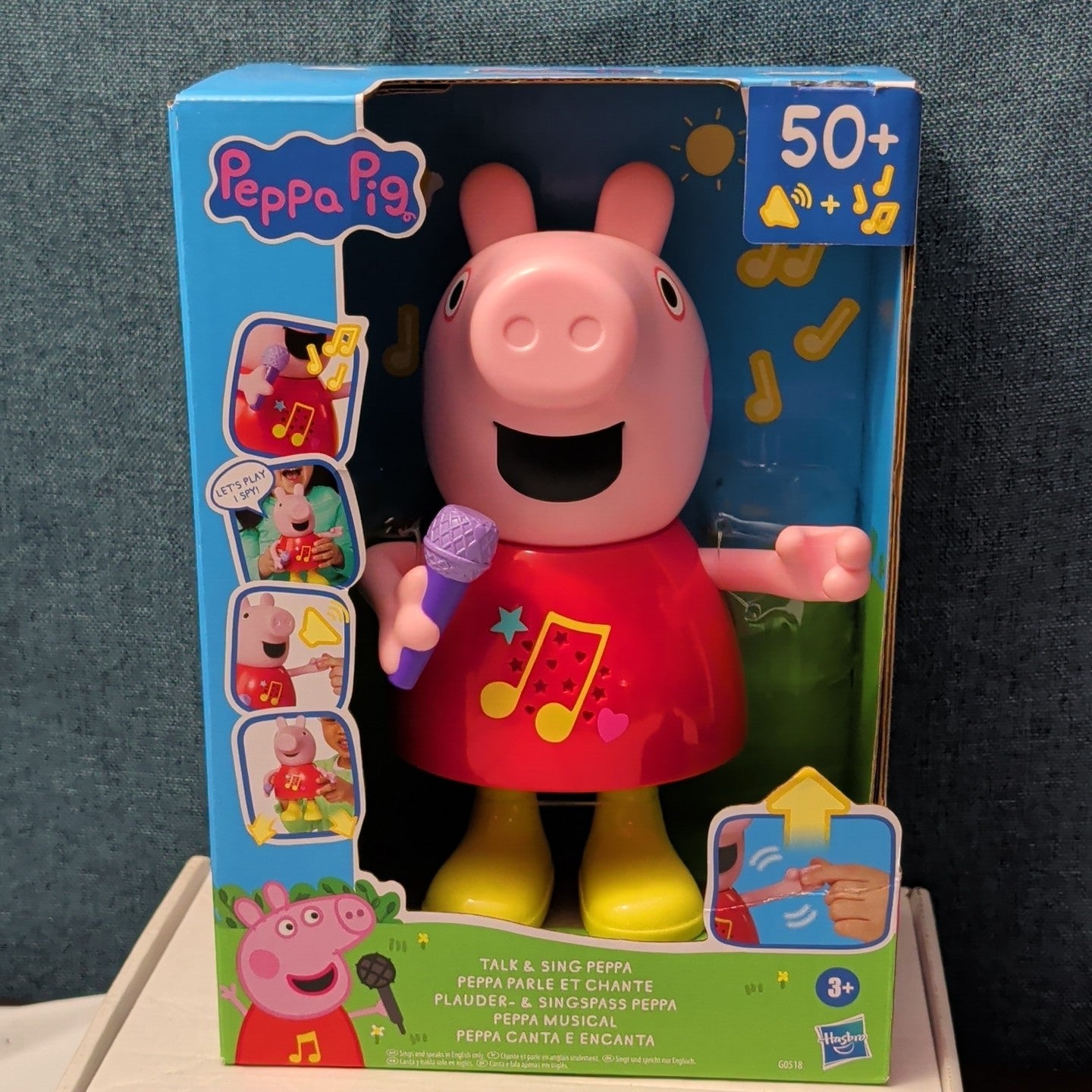 Hasbro Peppa Pig Talk & Sing Peppa Doll Musical 50+ Sounds Songs New Sealed