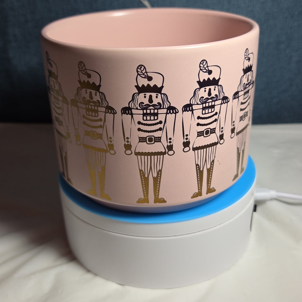 Holly & Joy Nutcracker Pink Ceramic Mug Holiday NWT