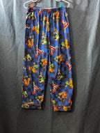Nintendo Mario Kart Pajama Set Boys Size 6/7 Fleece Button Down 2-Piece PJs