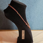 Fringe Necklace Pink Rhinestone Gold Tone Retro Glam
