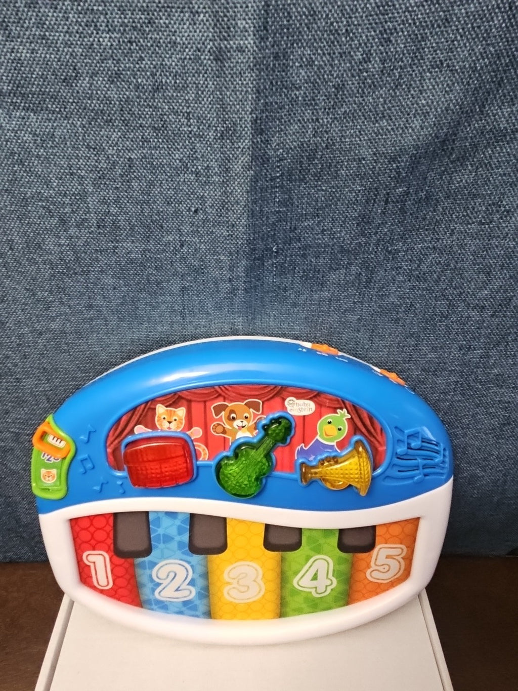 Baby Einstein Discover & Play Piano | Musical Light-Up Toy | English Spanish
