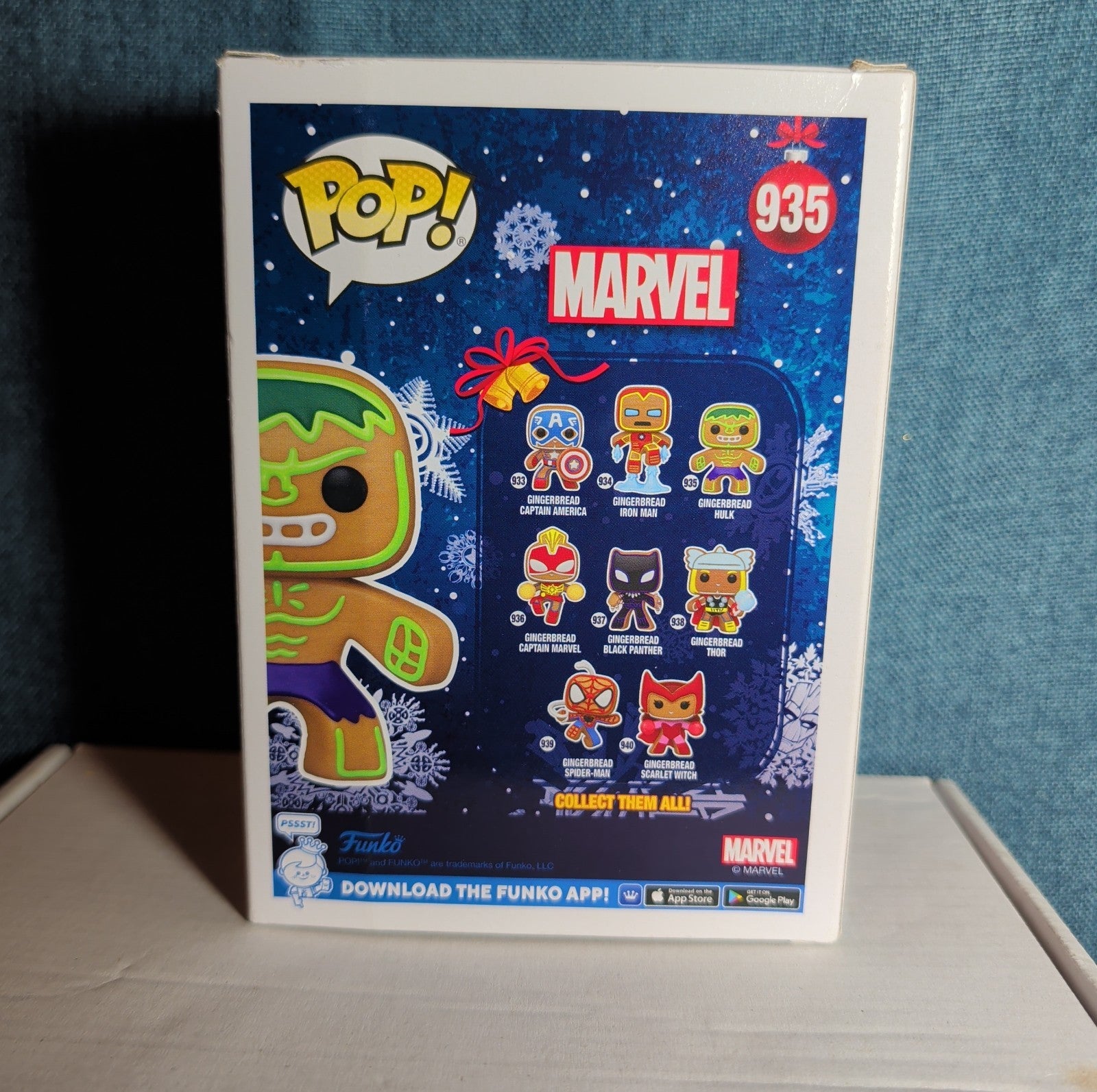 Funko Pop! Marvel: Holiday - Gingerbread Hulk #935 NIB with Protector