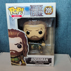 Funko POP! Heroes DC Comics Justice League Movie Aquaman #205 NIB with Protector