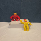 Goo Jit Zu Heroes Marvel Set of 4 Hulk Iron Man Pantaro Blazagon Squishy Toy