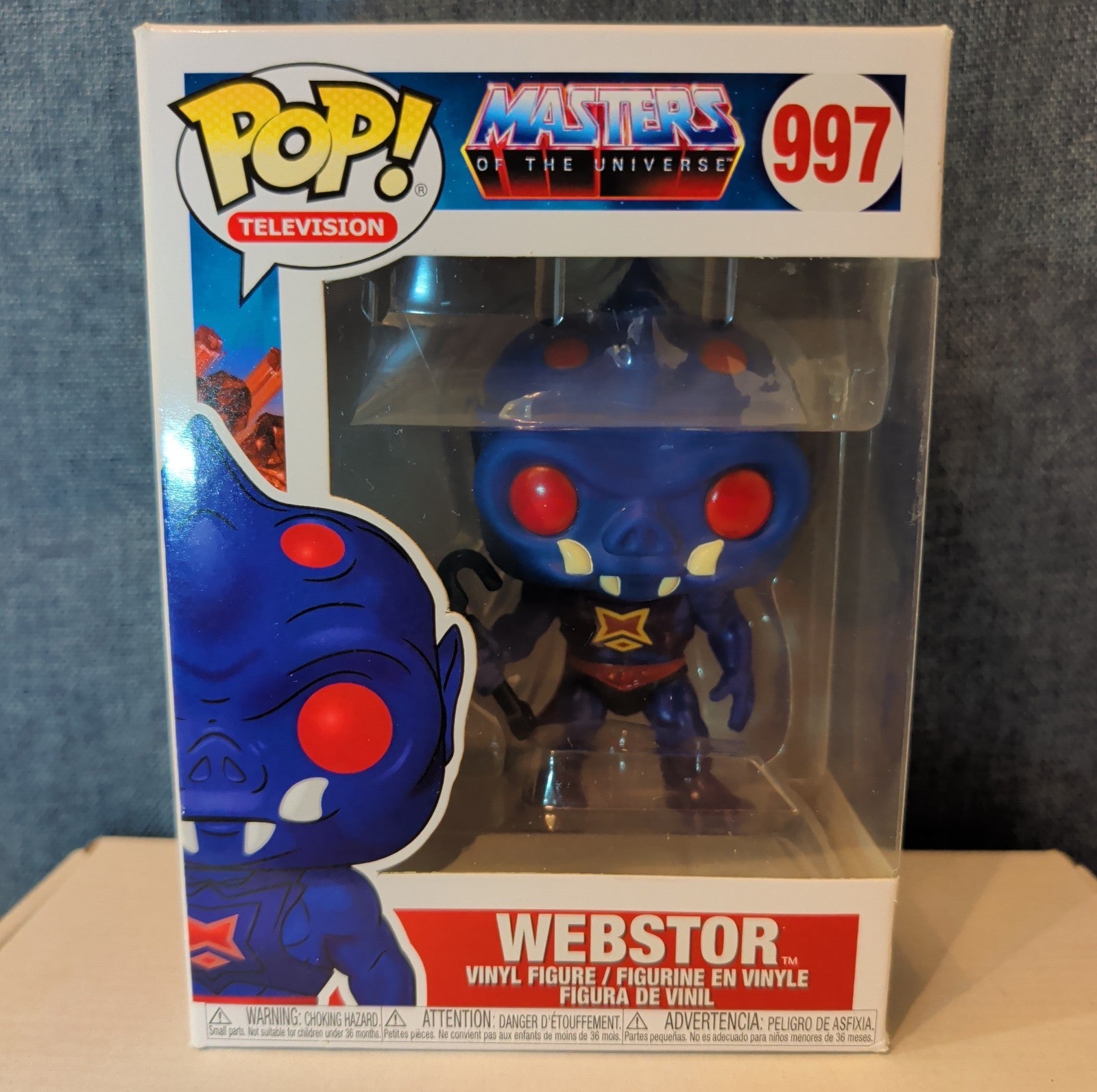 Funko Pop! TV 997 Webstor Masters of the Universe 2020 NIB with Protector