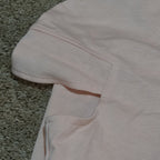 Blush Pink Midi Dress Full Zip Cutout Short Sleeve Bodycon XXL