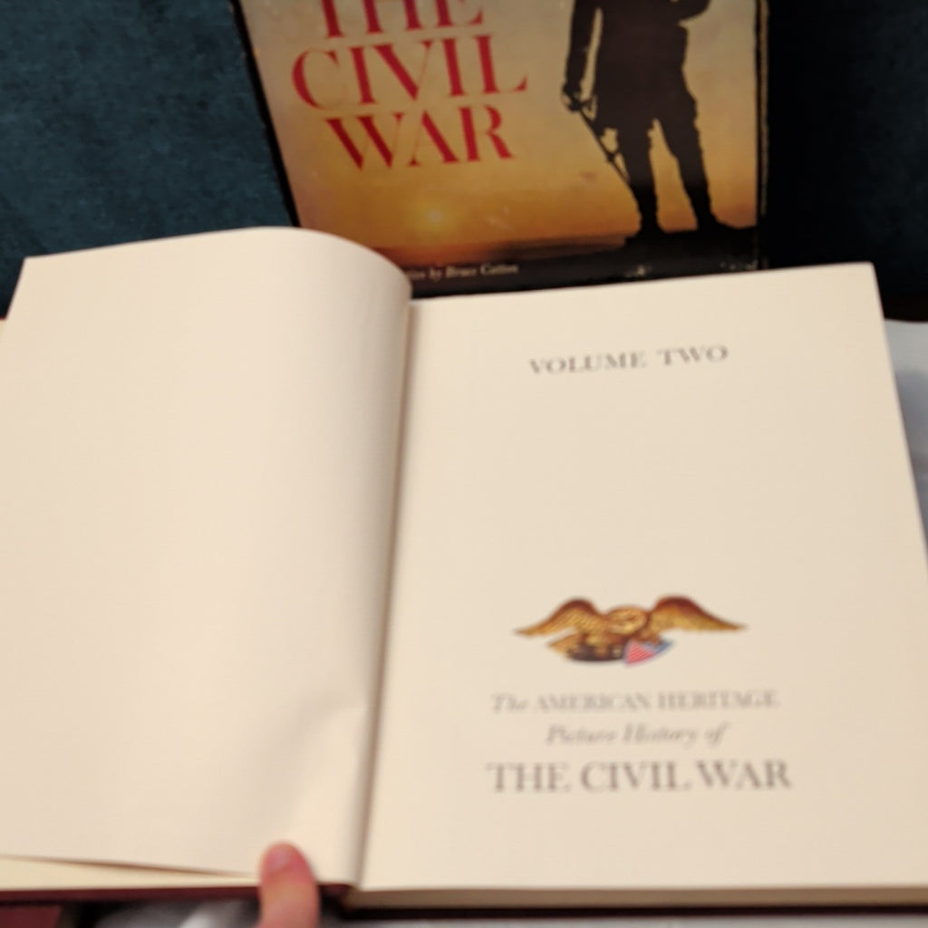 1960 American Heritage Picture History of The Civil War 2-Vol Set Bruce Catton