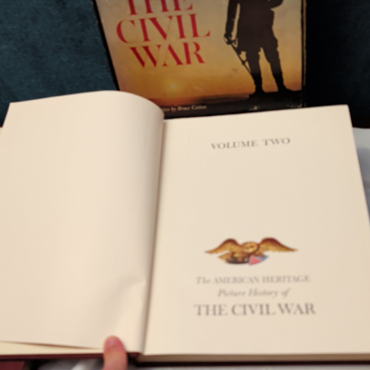 1960 American Heritage Picture History of The Civil War 2-Vol Set Bruce Catton