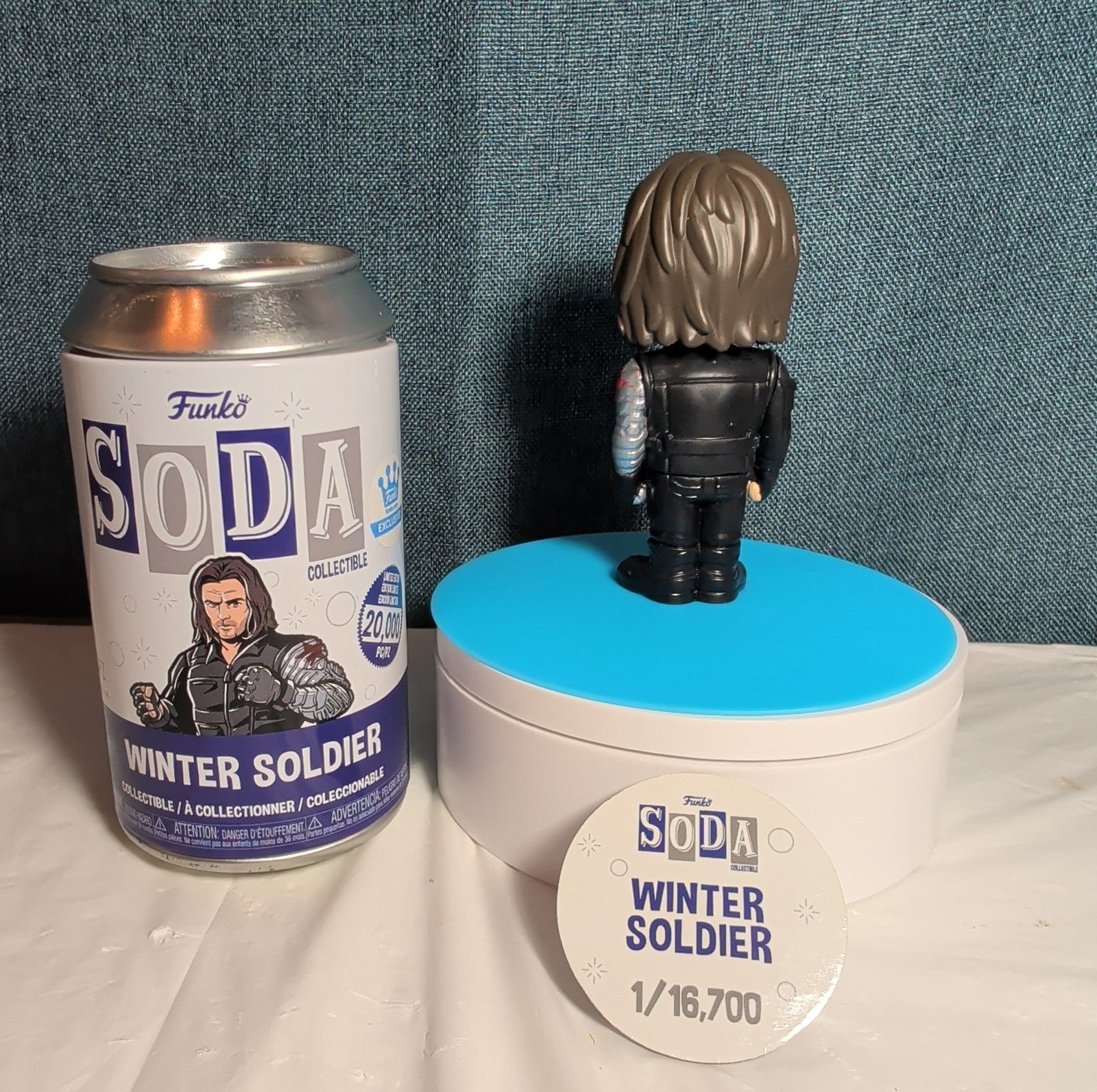 Funko Soda Winter Soldier Marvel MCU Vinyl Figure 1/16,700 w Can