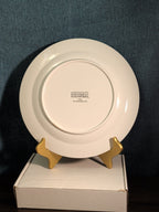 Home Essentials China Dinner Plate White with Gold Rim Individual Replacement