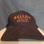 Bulleit Frontier Whiskey Hat Cap Sportsman Charcoal Black Strapback