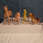 Plastic Animal Figures Toy Lot 24pc Safari Farm Zoo Animals