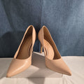 Christian Siriano Nude Heels Pumps 8.5 Pointed Toe Dress Casual Used