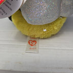 Ty Beanie Boos Buzby the Bee 6" Plush Gold Glitter Eyes Retired 2014 MWMT 36150