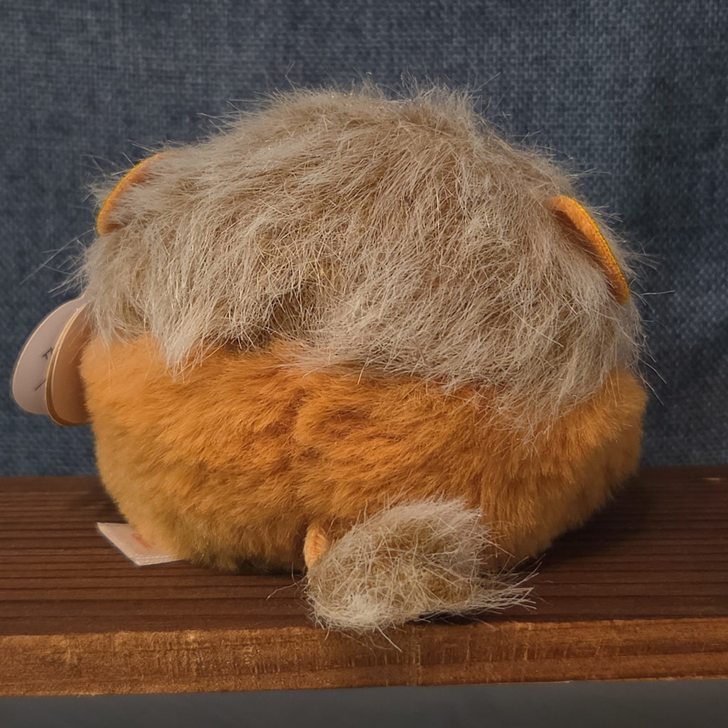 Ty Puffies Beanie Balls Caesar Lion Plush Toy 3" Glitter Eyes with tag Protector