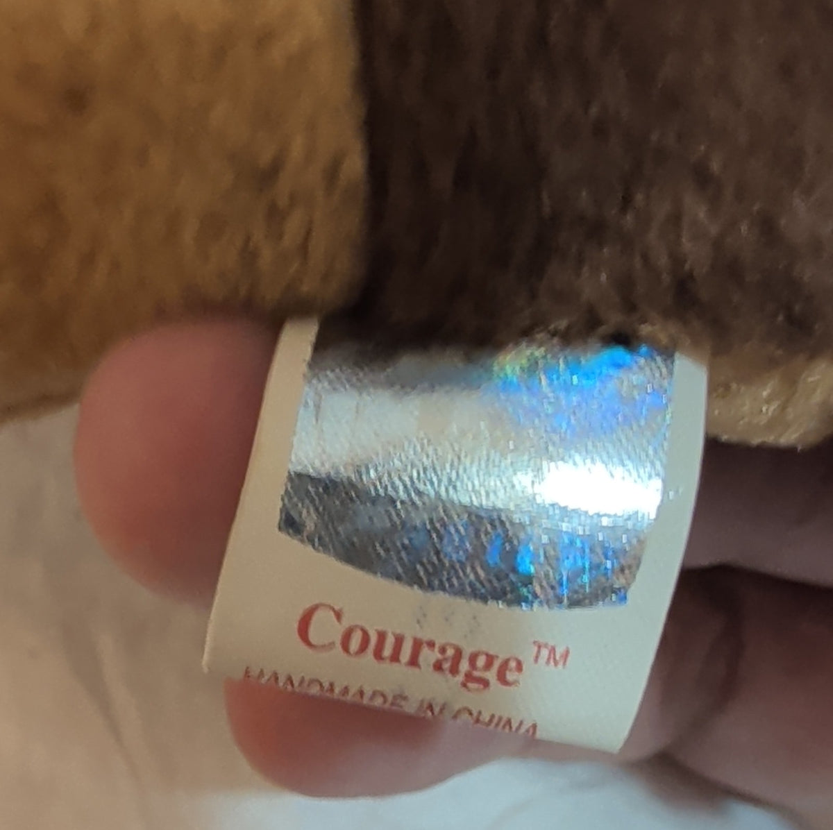 Ty Beanie Baby Courage German Shepherd Flag Plush