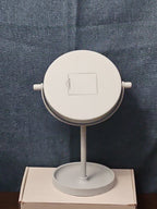 LED Tabletop Vanity Mirror 8.5" Round Makeup Mirror Jewelry Tray Base | Tested