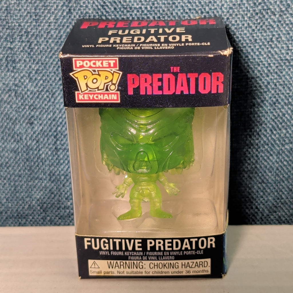 Funko Pocket POP Keychain Fugitive Predator Clear Green EXCLUSIVE