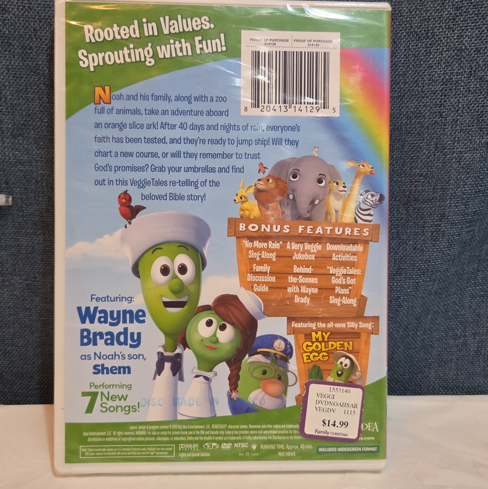 VeggieTales Noahs Ark DVD Wayne Brady Classic