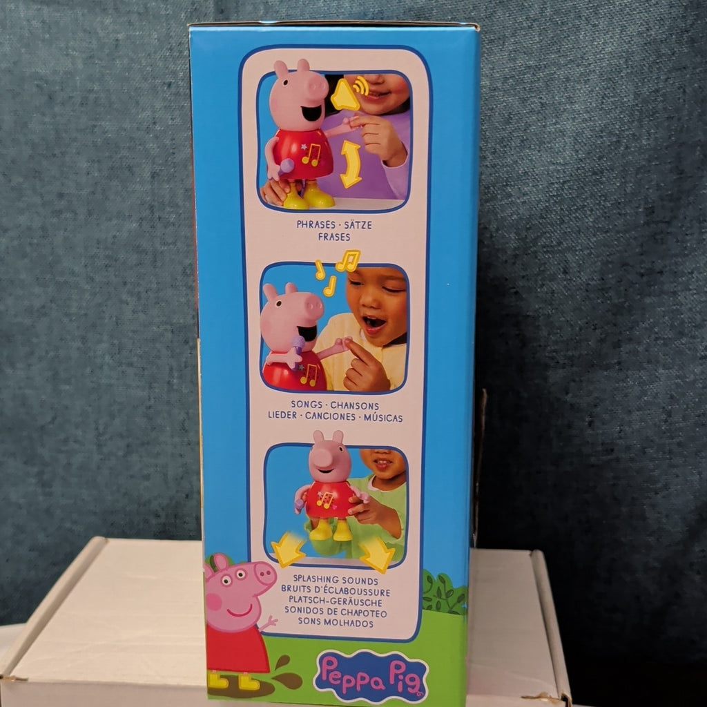 Hasbro Peppa Pig Talk & Sing Peppa Doll Musical 50+ Sounds Songs New Sealed