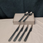 6 Pc GOURMET SETTINGS TAXI Flatware Set | 18/8 Stainless | 4 Knives | 2 Spoons