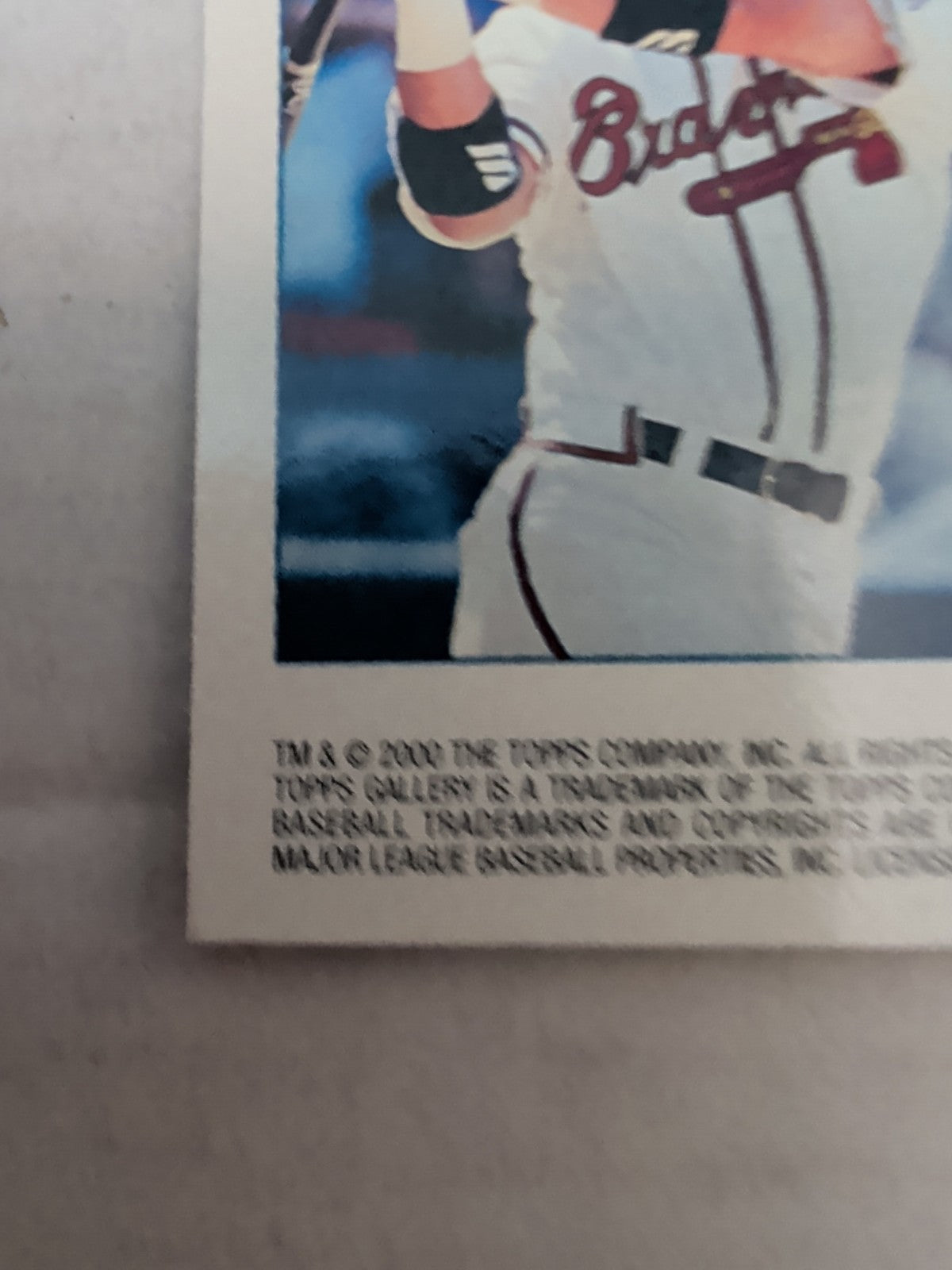 2000 Topps Gallery - Masters of the Game Chipper Jones #110