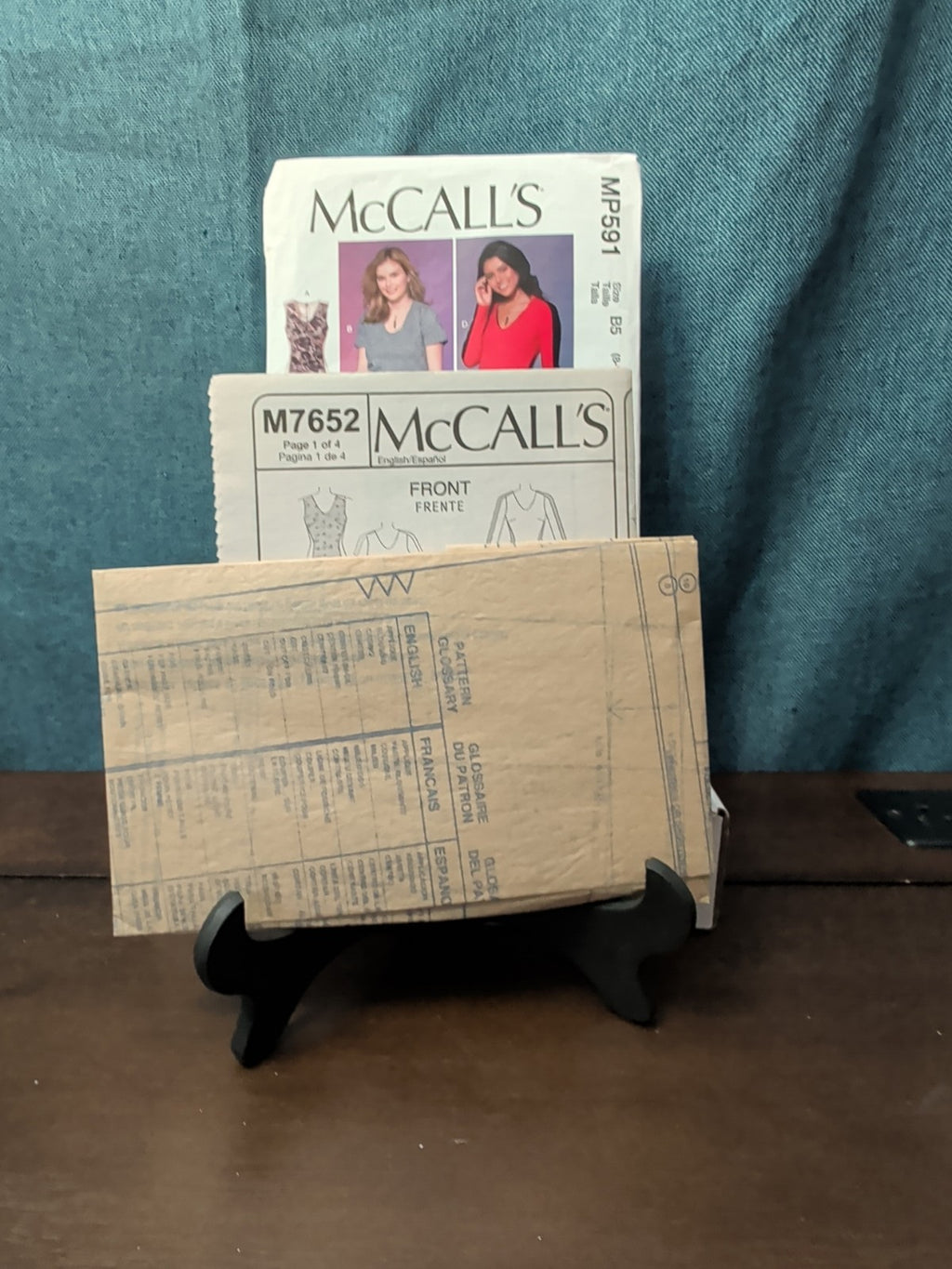 UNCUT McCall's M7652 (MP591) Pattern | Slimming Color Block Knit Dress Size 8-16