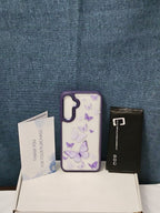 NEW DagoRoo for Samsung Galaxy S25 5G Case | Purple Butterfly Kit