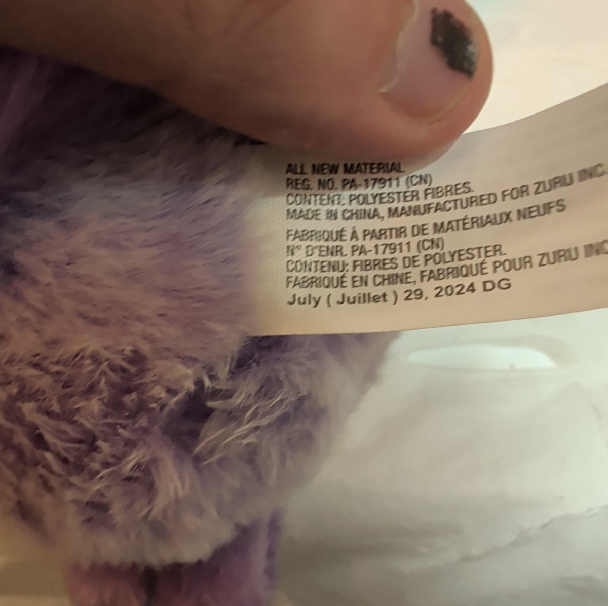 Zuru Rainbocorns Purple Kittycorn Fluffy Tail Gold Wings 2024