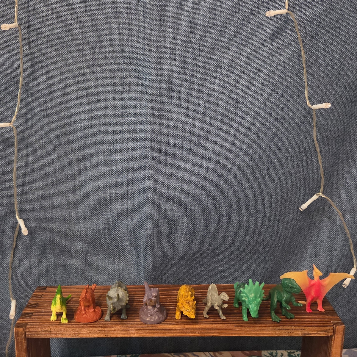 Miniature Plastic Dinosaur Figures Lot of 9