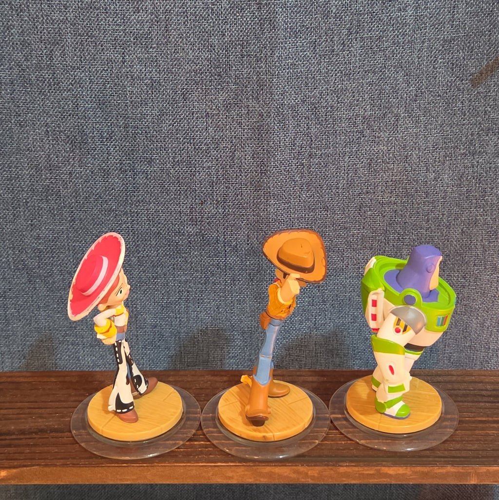 Disney Infinity Toy Story Buzz Woody Jessie Figures Lot 3 Loose
