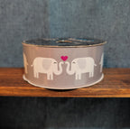 Ribbon Boutique Elephant Heart Grosgrain 1.5 in x 3 yd elephant