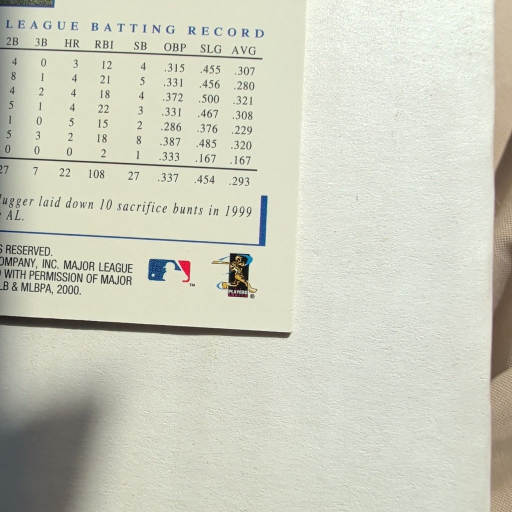 2000 Topps Gallery Carlos Beltran #7 Royals Canvas 1999 ROY HOF Vibe