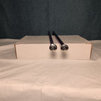 Boye Size 5 Aluminum Knitting Needles 14 Inch Straight Pair Purple Vintage 6328