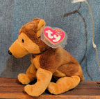 Ty Beanie Baby Courage German Shepherd Flag Plush