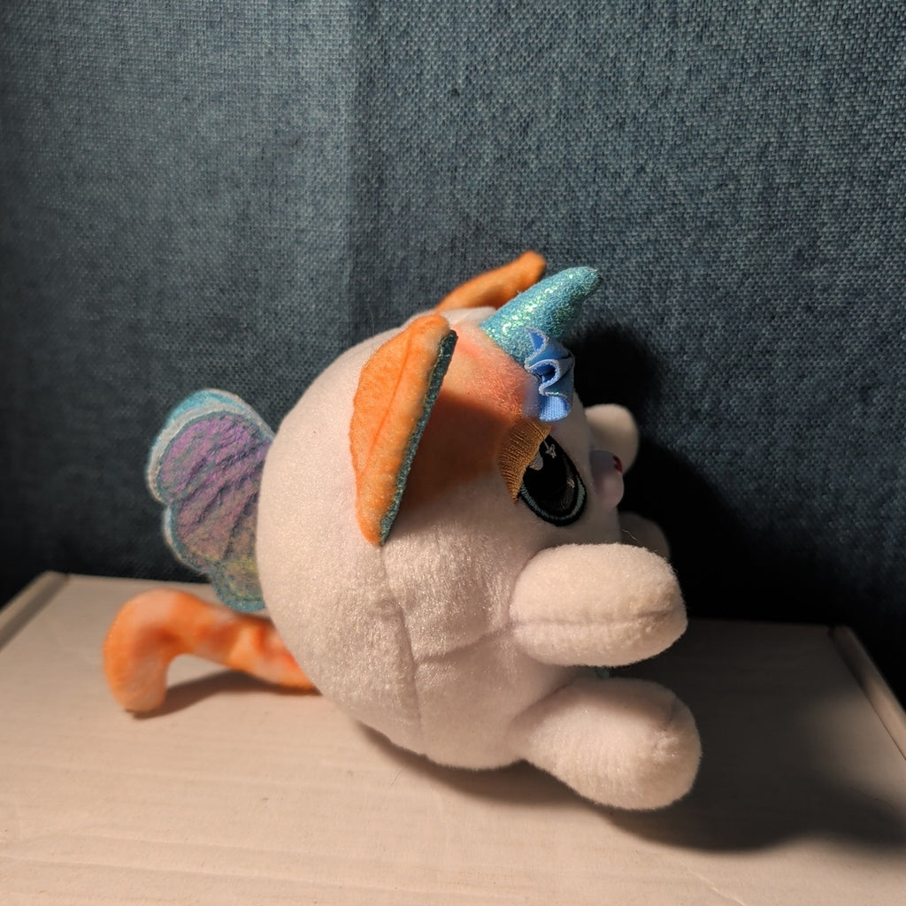 Zuru Rainbocorns Kittycorn Series 2 Exotic Cat 4" Plush Glitter Horn Wings CLEAN