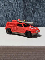 1997 McDonald's Hot Wheels FIRE TRUCK #5 Red Rescue Vehicle 90s Vintage Loose