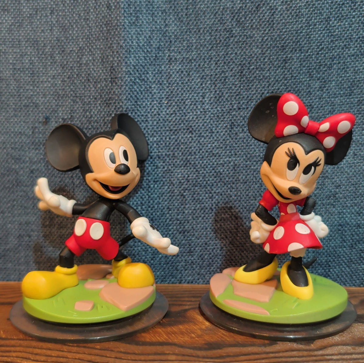 Disney Infinity 3.0 Mickey Minnie Mouse 2 Figure Lot PVC Loose