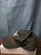 True Religion Hat Black Baseball Cap Buddha Design Adjustable Snapback Mens