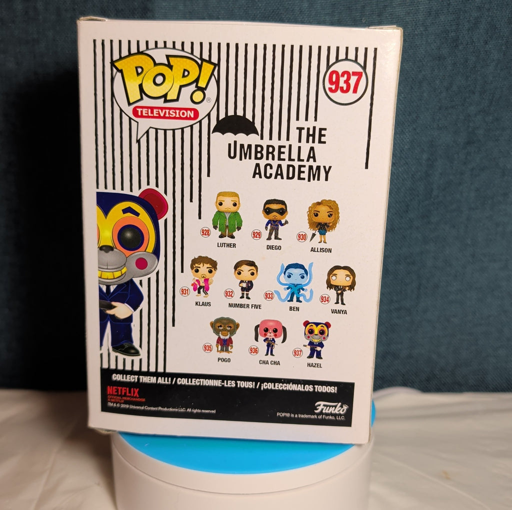 Funko Pop Television Umbrella Academy 937 Hazel Mask Figure in Box w Protector