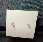 Pink Bow Pearl Drop Earrings Gold Plated Bowknot Cute Elegant Dangle Studs Gift
