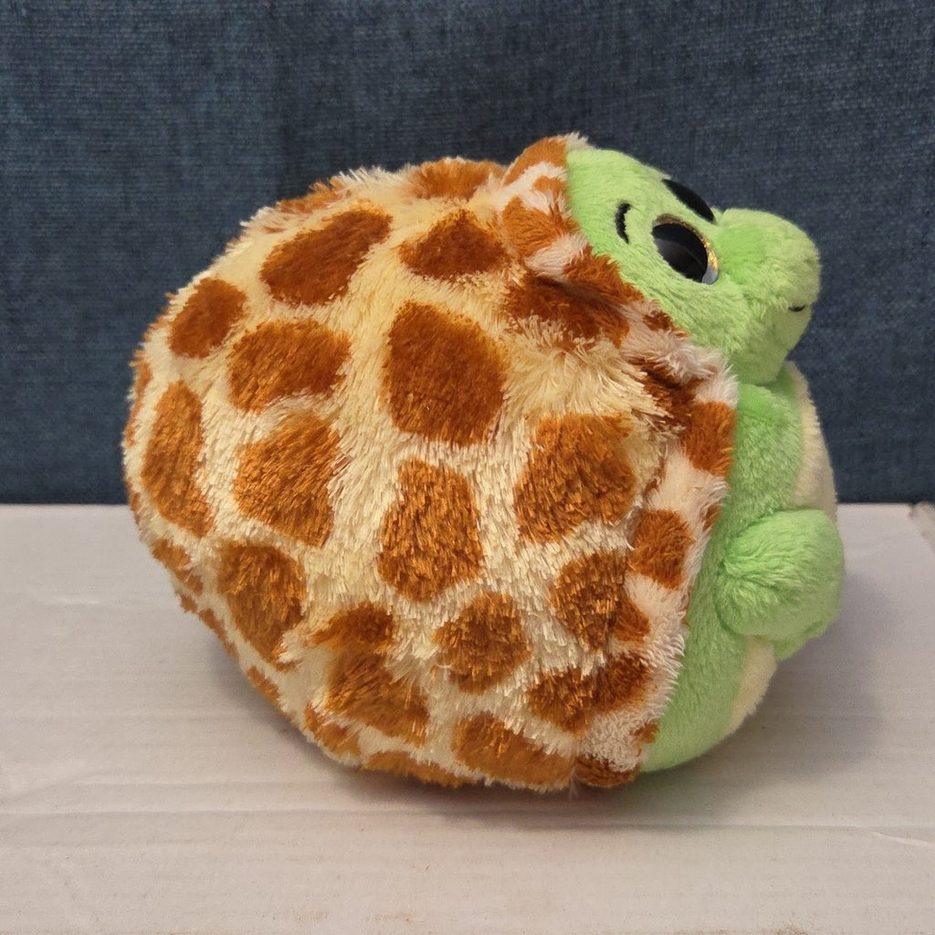 Ty Beanie Ballz Zoom the Turtle Plush Weighted Lands on Feet 2011 Retired MWMT