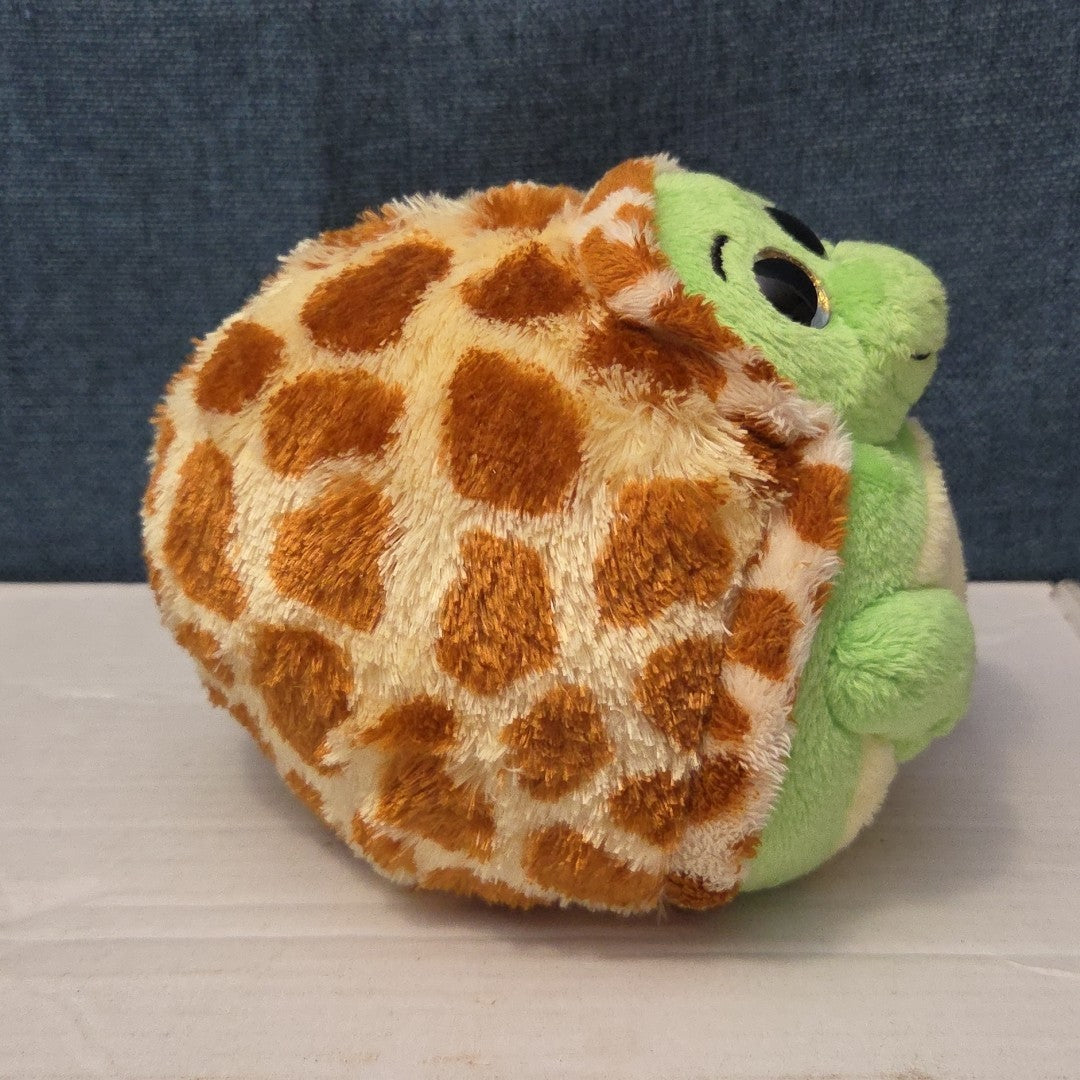Ty Beanie Ballz Zoom the Turtle Plush Weighted Lands on Feet 2011 Retired MWMT