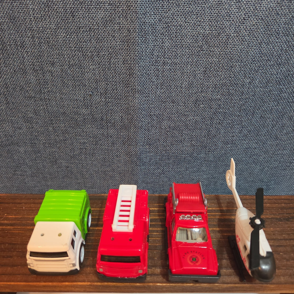 City Rescue Toy Vehicle Lot 4 Fire Truck Copter
