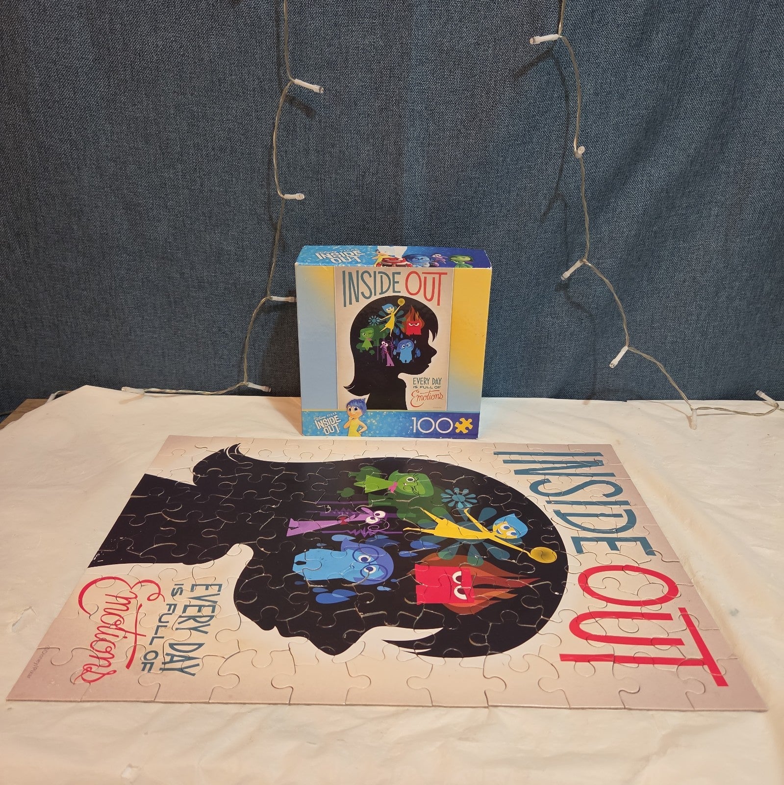 Disney Pixar Inside Out 100 Piece Jigsaw Puzzle Complete Family