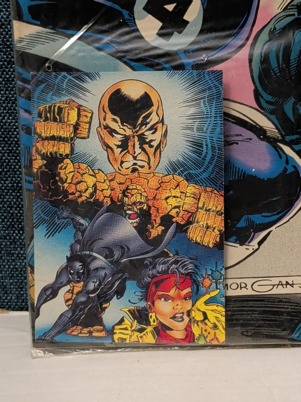Real Heroes #1 Pizza Hut Marvel 1994 Promo Black Panther The Thing Jubilee Good