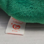Ty Beanie Baby Erin the Bear 1997 Retired MWMT P.E. Pellets Irish Green Clover