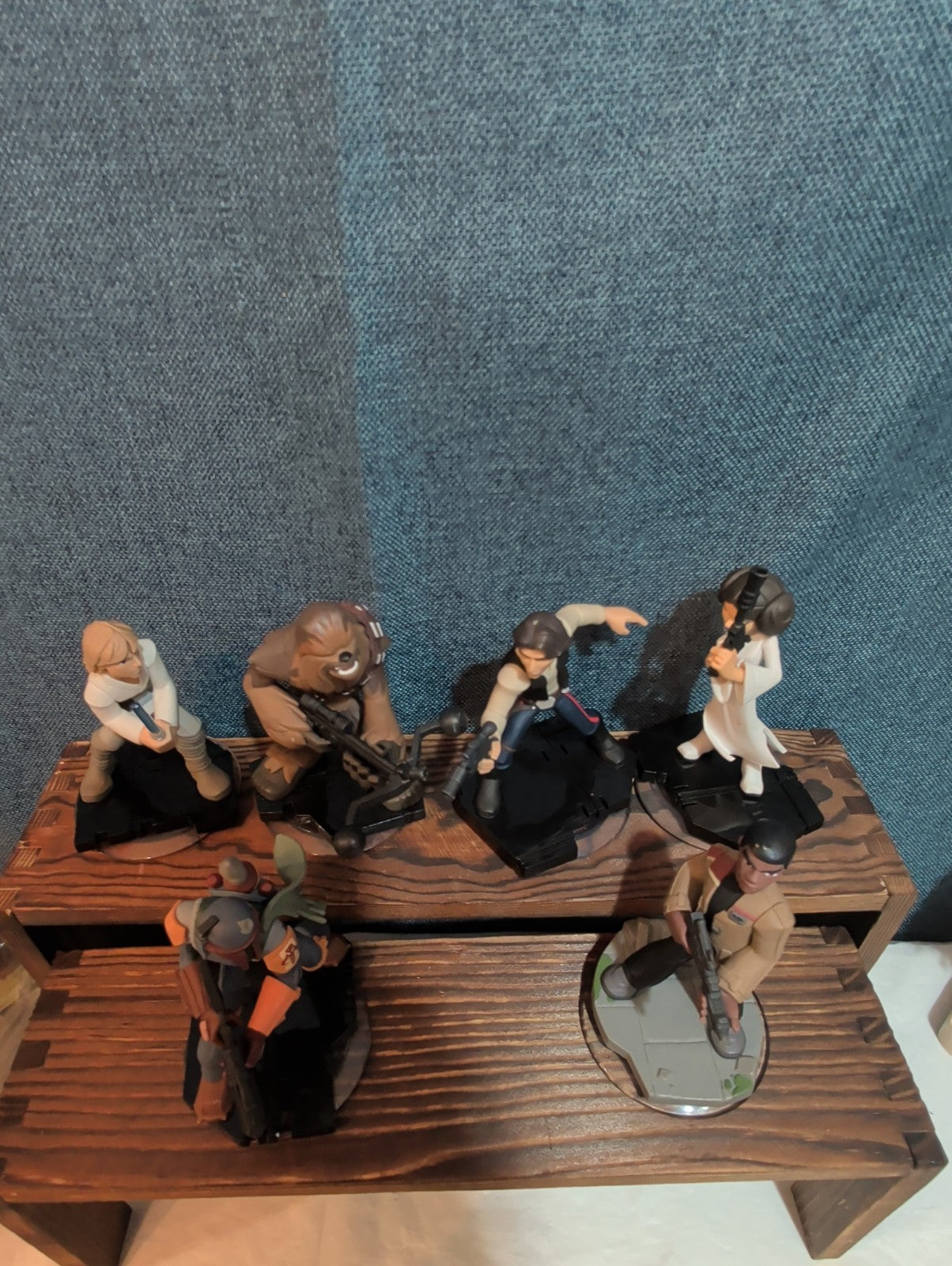 Disney Infinity 3.0 Star Wars 6 Figure Lot Luke Han Leia PVC Loose